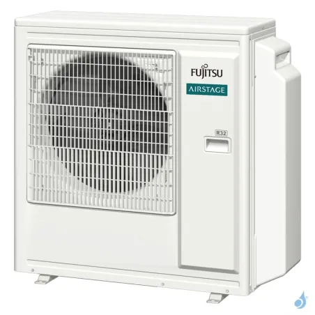 Quadri split FUJITSU Mural KM AOEG30KBTA4 8kW tailles 25 + 25 + 25 + 35 WiFi ASEH09KMCG (x3) + ASEH12KMCG