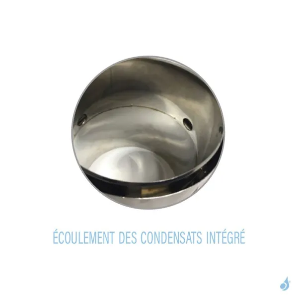 Raccord Inox Poêle/Tubage  Ø80 à Ø200 mm