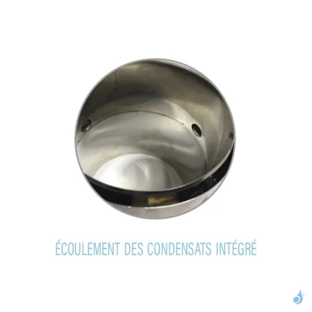 Raccord Inox Poêle/Tubage  Ø80 à Ø200 mm