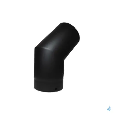 Coude 45° Long 198x198 mm à secteurs ÉMAIL 1.2mm Ø150