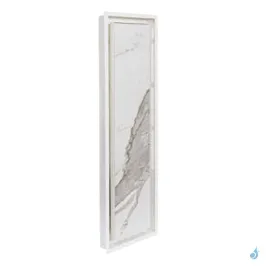 Grille de coffrage avec précadre simple KEMP AIR 03 Blanc ou Noir 900 x 250 mm Façade avant creuse