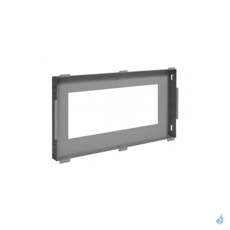 Grille de coffrage avec précadre simple KEMP AIR 03 Blanc ou Noir 900 x 250 mm Façade avant creuse