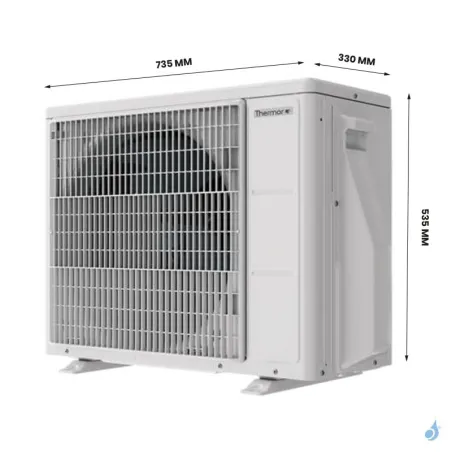 Chauffe-eau Thermodynamique Thermor Aéromax Split 3 200L Puissance 1800W Ø567mm