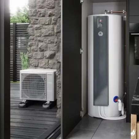 Chauffe-eau Thermodynamique Thermor Aéromax Split 3 270L Puissance 1800W Ø617mm