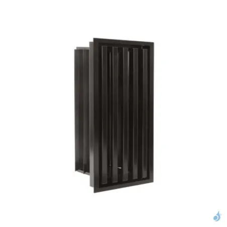 Grille de coffrage avec précadre simple KEMP Black Lines 550 x 210 mm