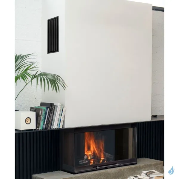 Grille de coffrage avec précadre simple KEMP Black Lines 550 x 210 mm