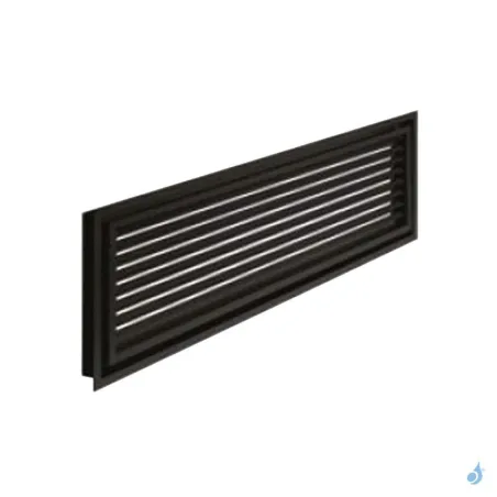 Grille à lamelles pour coffrage KEMP Blanc ou Noir 900 x 250 mm