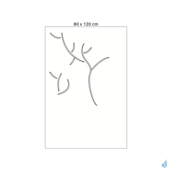 Plaque de protection murale KEMP Panisol Oklahoma 800x1200x50 mm