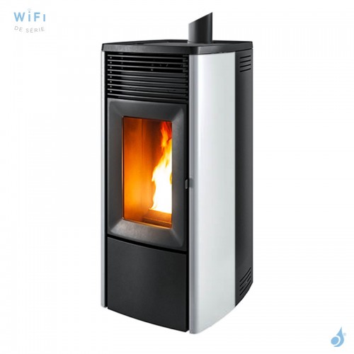 Poêle à granulés étanche MCZ Ego Air 8 XUP Puissance 8.1kW Sortie fumées Coaxiale