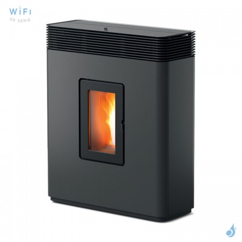 Poêle à granulés canalisable MCZ Philo Comfort Air 14 R Puissance 13.8kW Sortie Fumée Postérieure