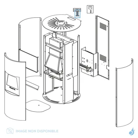 Câble Nappe pour poêle à hydrogène Flam'in