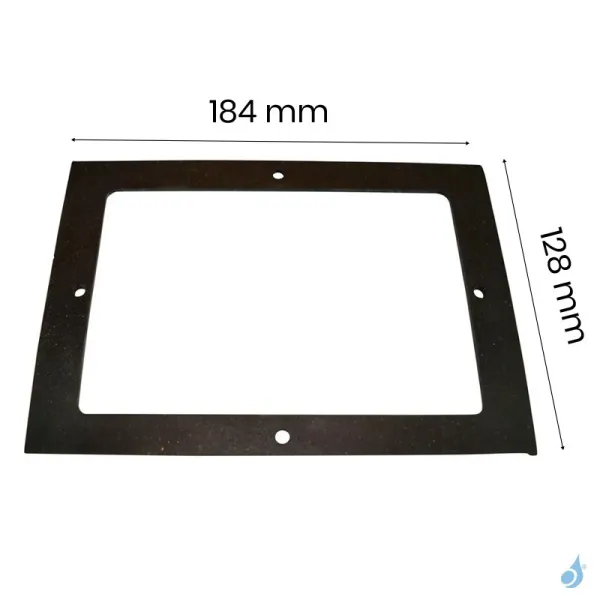 Joint silicone de trappe d'inspection pour poêles Ravelli Réf : 5800-00-014 Dim: 184x128 mm