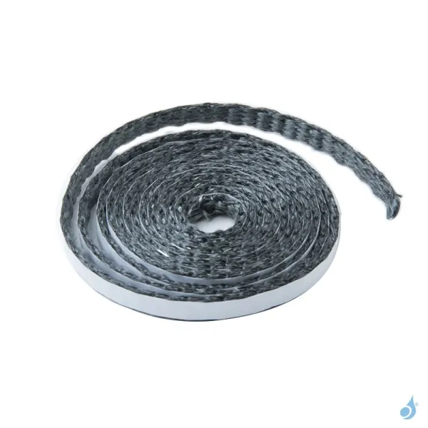 Joint de vitre plat 8x3 mm pour poêles et inserts Ravelli Réf : 44064-R Longueur 5 mètres