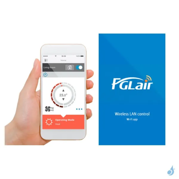 Interface WiFi Airstage UTY-TFSXJ3 pour climatisation Fujitsu