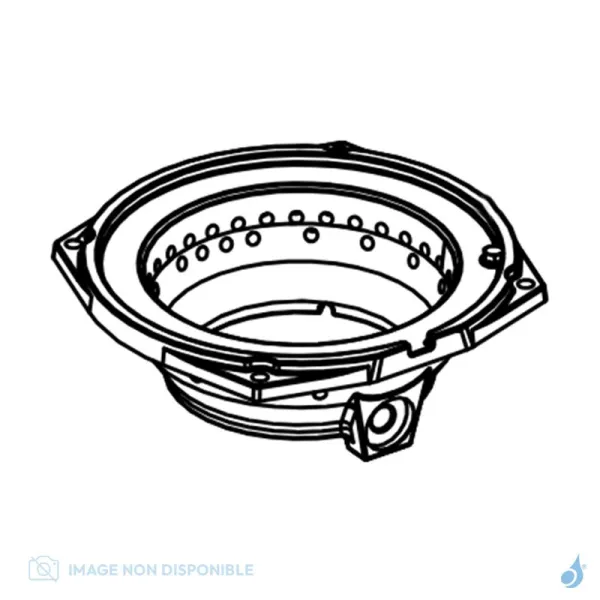 Brasier Creuset Cendrier pour poêles à granulés RED Réf : 4130200440000