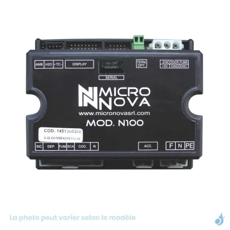 Carte mère (non programmée) MICRONOVA pour poêles RED Réf : 41452002300
