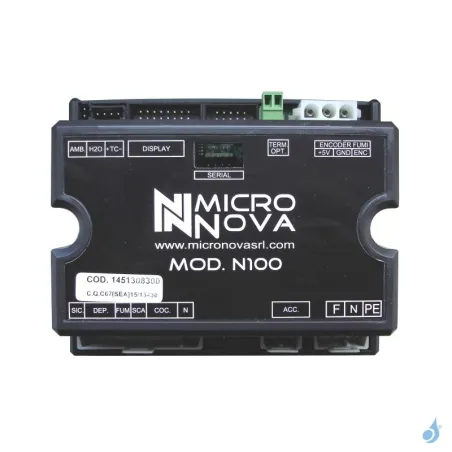 Carte mère N100 avec software préchargé MICRONOVA pour poêles RED Réf : 41451308300H