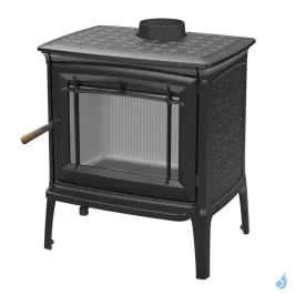 Poêle à bois Hergom Shelburn HF Puissance 9kW Sortie Fumée Supérieure