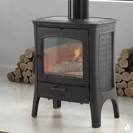 Poêle à bois en fonte Hergom E-20 SE puissance 5.7 kW