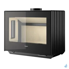 Poêle à bois Hergom Glance LVP Puissance 7kW Sortie Fumée Supérieure