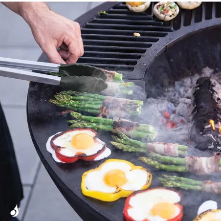 Poêle à bois extérieur & Barbecue en fonte Hergom Firepit