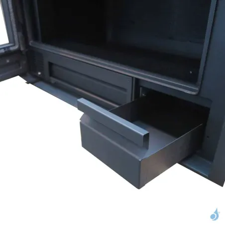 Insert à bois Hergom C-3/80 HF Puissance 8kW Sortie Fumée Supérieure