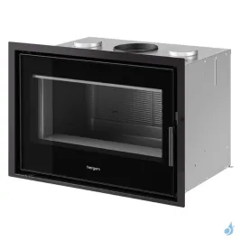 Insert à bois Hergom C-16/80 Puissance 8kW Sortie Fumée Supérieure
