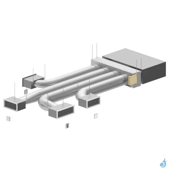 Plénum Airzone Eazyzone 6 sorties gainable Daikin FBA60A9 FBA71A9