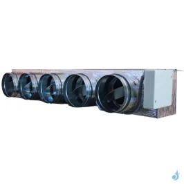 Plénum Airzone Eazyzone QAI Medium VMC IB8 4 sorties Fujitsu ARXG30/36/45KMLA