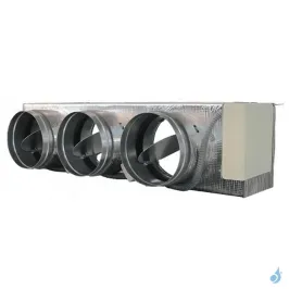 Plénum Airzone Eazyzone QAI Medium VMC IB8 2 sorties Fujitsu ARXG12/14KLLAP