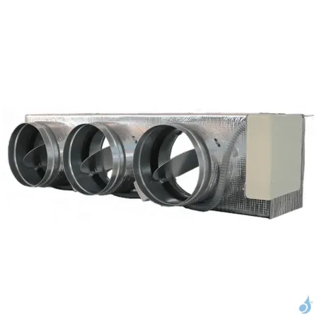 Plénum Airzone Eazyzone QAI Medium VMC IB8 3 sorties Mitsubishi PEAD-M35/50JA2