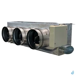 Plénum Airzone Eazyzone QAI Slim VMC IB8 3 sorties Mitsubishi SFZ-M25VA