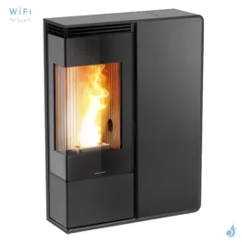 Poêle à granulés Jolly Mec Dory Angolo S 9 kW Sortie Fumée Postérieure Ø80 mm