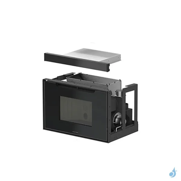 Insert à granulés Jolly Mec Synthesis Modular 68 Puissance 9 kW Sortie Fumée Ø80 mm