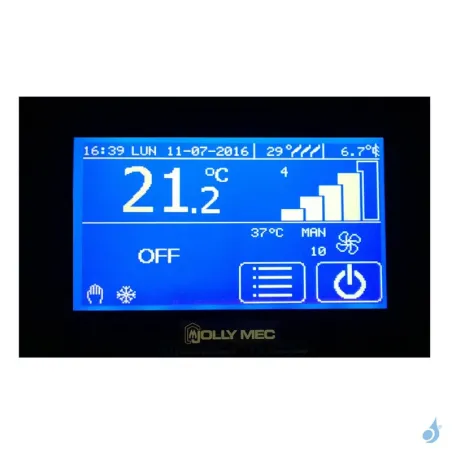 Poêle hybride à granulés et bois Jolly Mec Serie S Foghet Evo Aria Canalisable Puissance 11-12 kW Sortie Fumée Ø150 mm