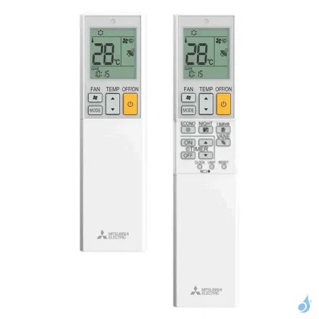 Climatiseur bi split Mitsubishi MSZ-BT MXZ-2F42VF4 4.2kW tailles 25 + 35 MSZ-BT25VGK + MSZ-BT35VGK WiFi de série