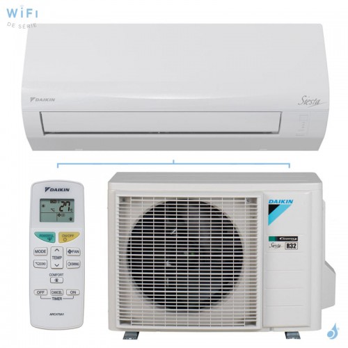Climatiseur mono split DAIKIN Siesta 3.5kW ATXF35F + ARXF35F Mural ATXF-F WiFi de série PAC air-air Inverter