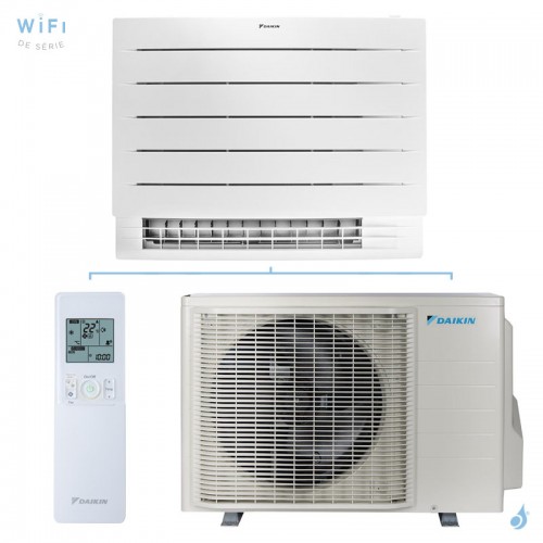 Climatisation mono split DAIKIN Console Perfera 2.4kW FVXM25B + RXM25A9 FVXM-B Taille 2.5 WiFi PAC Inverter silencieuse A+++