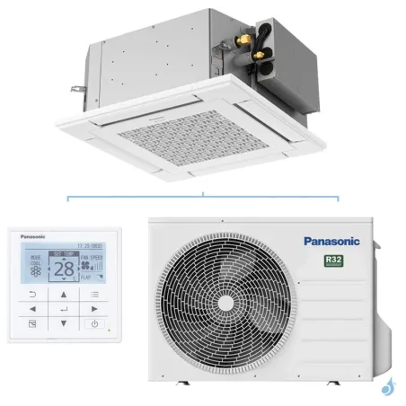 Climatiseur Panasonic Cassette PACi NX série Standard 3.6kW S-36PY3E + U-36PZ3E5 pour application commerciale