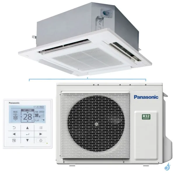 Climatiseur Panasonic Cassette PACi NX série Standard 6.0kW S-6071PU3E + U-60PZ3E5A pour application commerciale