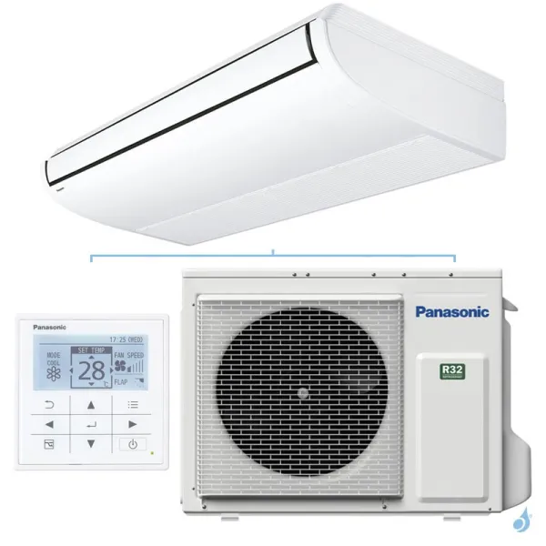 Climatiseur Panasonic Plafonnier PACi NX série Standard 7.1kW S-6071PT3E + U-71PZ3E5A pour application commerciale