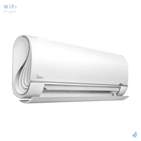 Climatiseur Mono split Midea BREEZELESS + 3.5kW MSFAAU-12HRFN8B + MOX230-12HFN8B WiFi de série PAC air-air