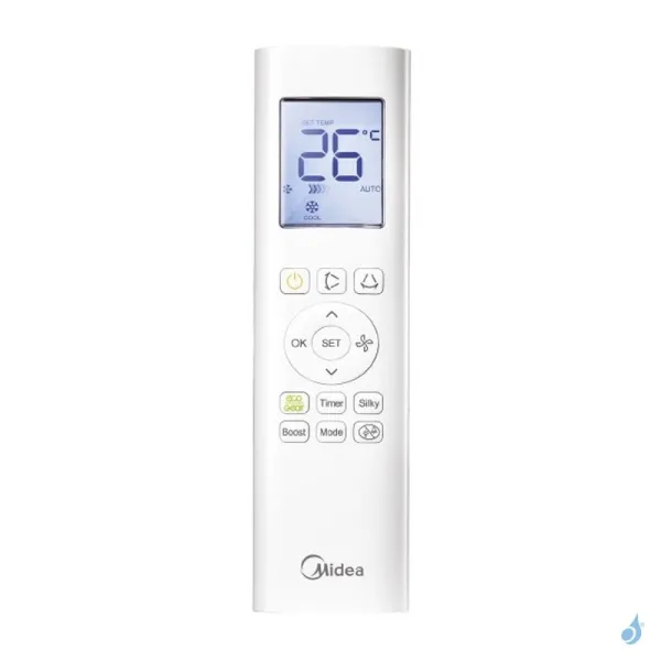 Climatiseur Mural Midea Breezeless E MSCB1BU-12HRFN8 3.6kW Multi Split Inverter WiFi de série