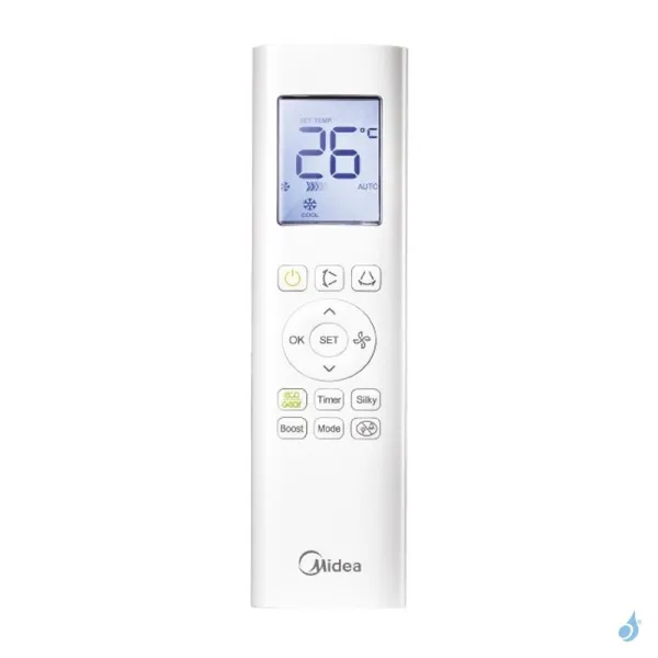 Climatiseur bi split Midea Breezeless + M2OE-18HFN8-Q 5.2kW tailles 25 + 25 MSFAAU-09HRFN8B + MSFAAU-09HRFN8B
