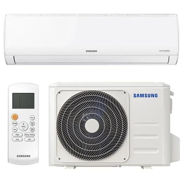 Climatiseur SAMSUNG Mural AR35 5kW Mono Split AR18BXHQASINEU + AR18BXHQASIXEU PAC air-air réversible silencieuse