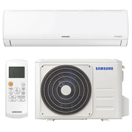 Climatiseur SAMSUNG Mural AR35 7.0kW Mono Split AR24BXHQASINEU + AR24BXHQASIXEU PAC air-air réversible silencieuse