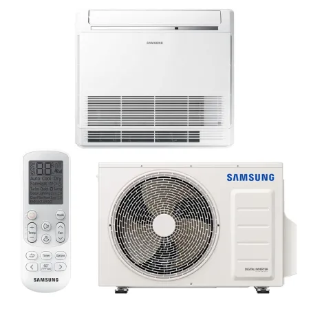 Climatiseur SAMSUNG console 3.5kW Mono Split AC035RNJDKG/EU + AC035RXADKG/EU PAC air-air réversible silencieuse
