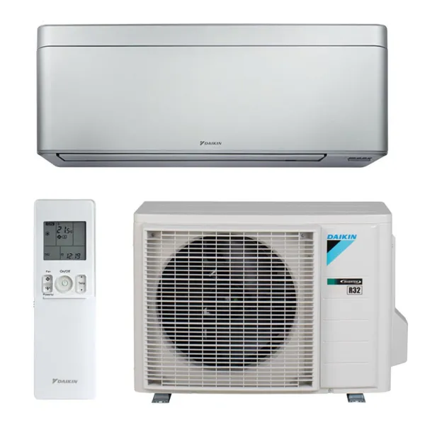 Climatisation mono split DAIKIN Stylish Argent 2.0kW FTXA20CS + RXA20A8 Mural FTXA-CS WiFi de série PAC air-air Inverter