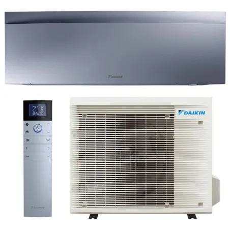 Climatisation mono split DAIKIN Emura 3 Argent 4.2kW FTXJ42AS + RXJ42A FTXJ-AS WiFi Pompe à chaleur Réversible et silencieuse