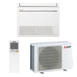 Climatisation mono split MITSUBISHI console MFZ-KT 2.5kW MFZ-KT25VG + SUZ-M25VA Pompe à chaleur réversible silencieuse A++